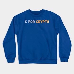 C for Crypto Crewneck Sweatshirt